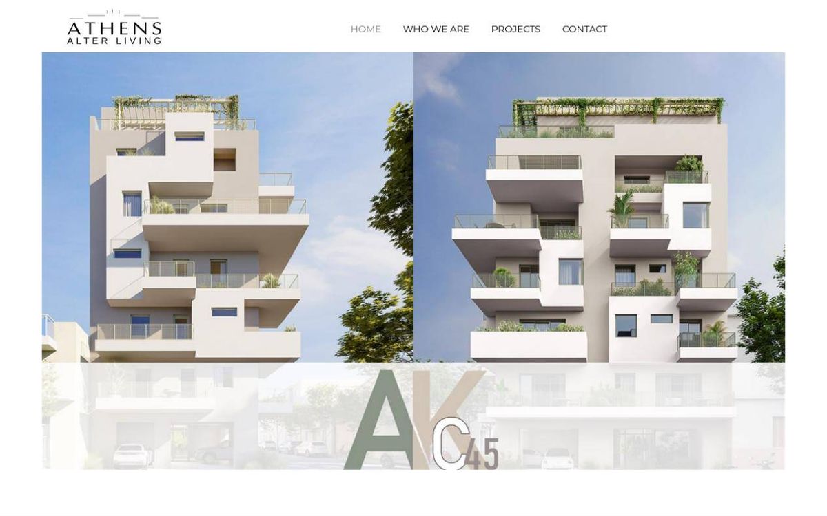 Homepage of Athens Alter Living